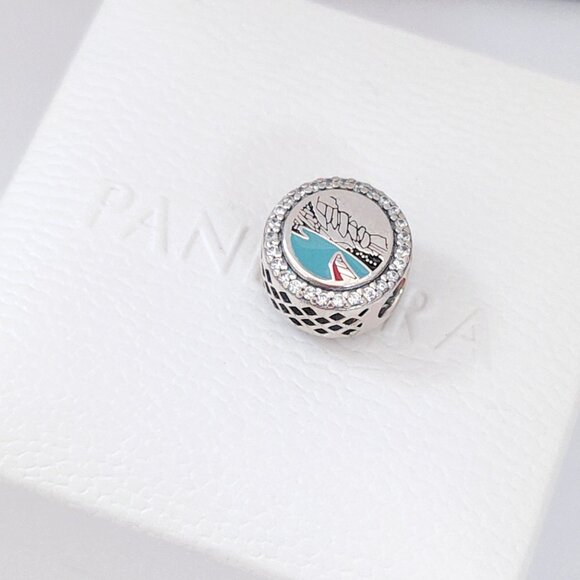 Pandora Canadian Rockies Charm Exclusive Travel Bead S925 Silver with box - Picture 4 of 5